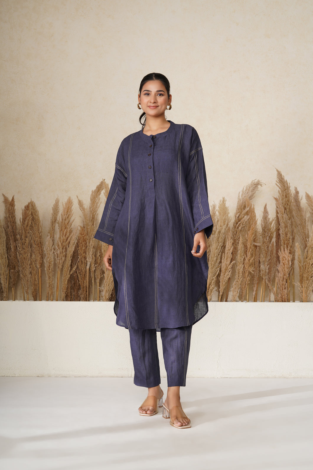 Lakerein Blue Kurta Set