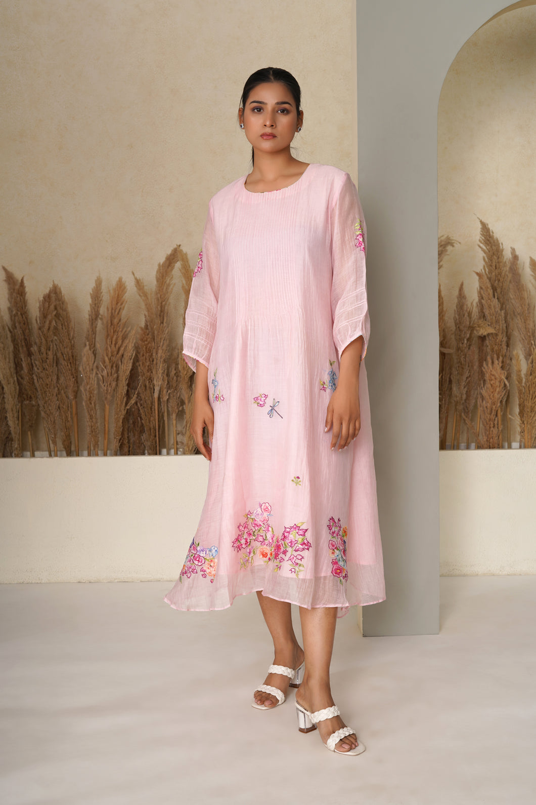 Pink Gul Bahar Dress