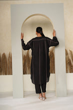 Load image into Gallery viewer, Lakerein Black Kurta Set
