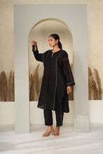 Load image into Gallery viewer, Lakerein Black Kurta Set
