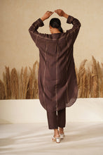 Load image into Gallery viewer, Brown Lakerein Kurta Set
