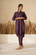 Load image into Gallery viewer, Purple Lakerein Kurta Set
